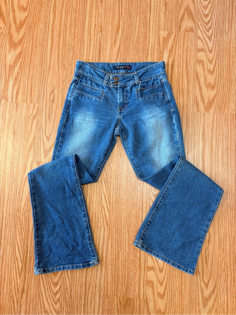Vintage Y2K American Eagle low rise boot cut flare jeans